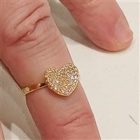 Anello Vidali Gioielli Donna in Oro giallo Zircone ANOR-57-34 - ANOR-57-34